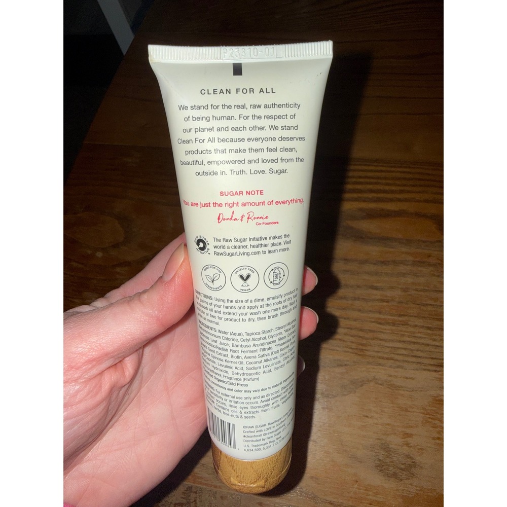 Raw Sugar Not So Dry Shampoo Hair Refresh Cream Aloe Bamboo‎ 4oz Oil Absorbing - Picture 4 of 5